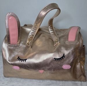Under One Sky Adorable Metallic Bunny Tote Bag